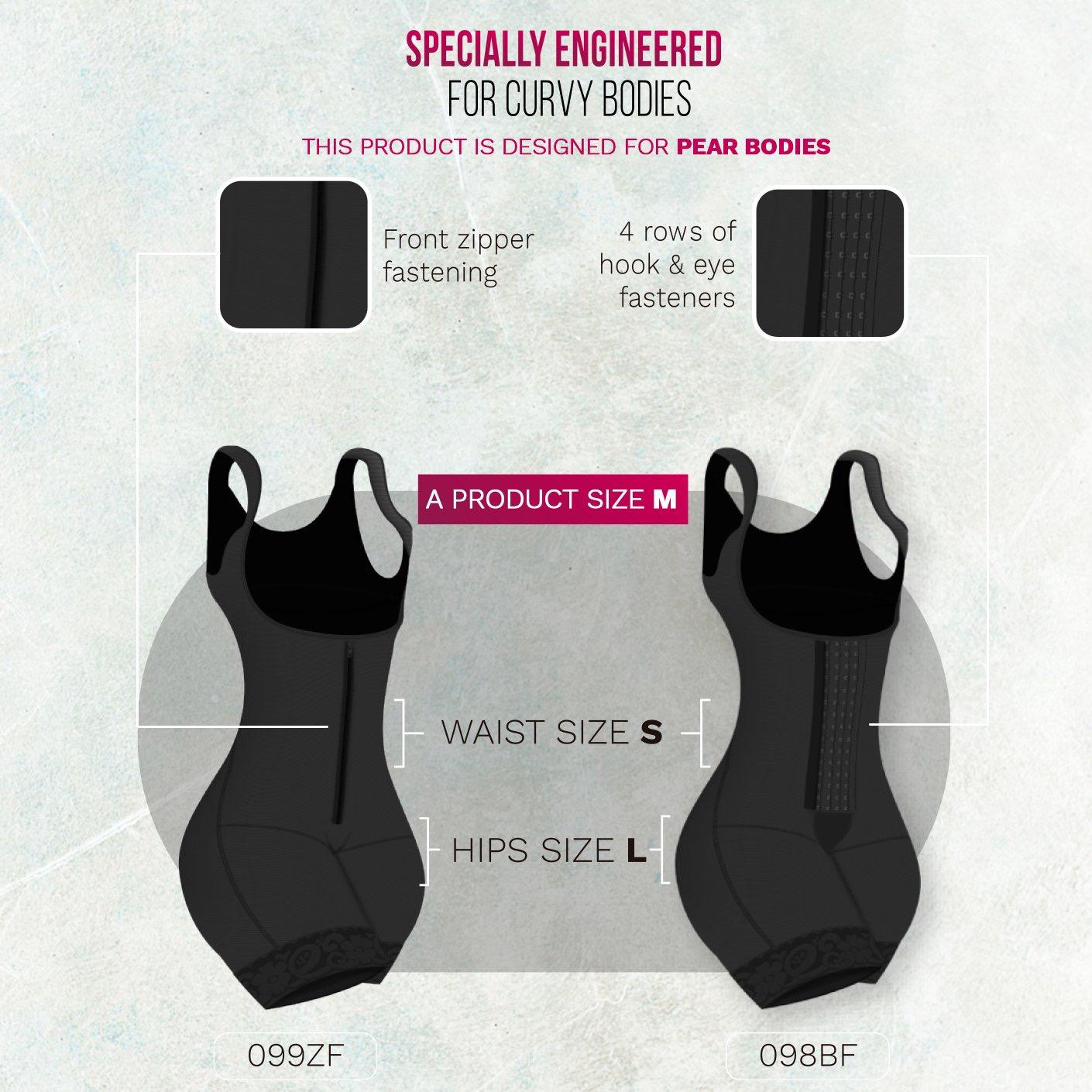 Bailiesfit Colombian Shapewear W/ Zipper